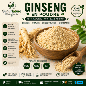 Ginseng Bio en poudre