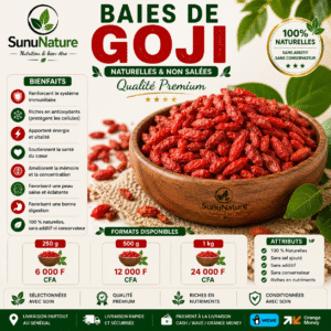 Baies de Goji – Qualité Premium