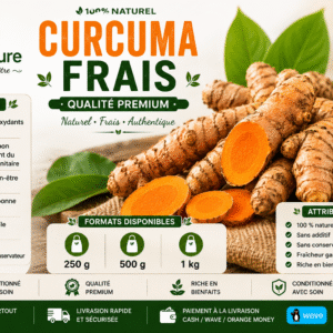 Curcuma Frais – Qualité Premium