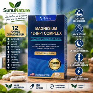 Magnésium 12-en-1 Complex – 120 capsules
