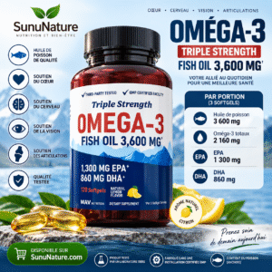 🐟 Oméga-3 Triple Strength — 3 600 mg